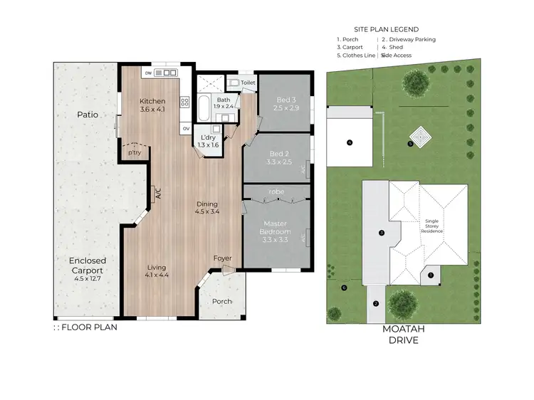 Floorplan of Homely house listing, 47 Moatah Drive, Beachmere QLD 4510