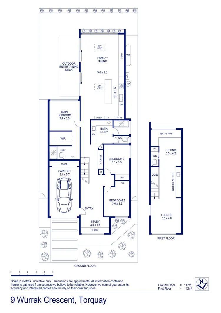 Floorplan of Homely house listing, 9 Wurrak Crescent, Torquay VIC 3228