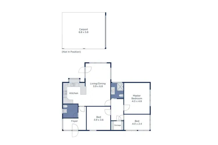 Floorplan of Homely house listing, 25A Mullum Mullum Road, Ringwood VIC 3134