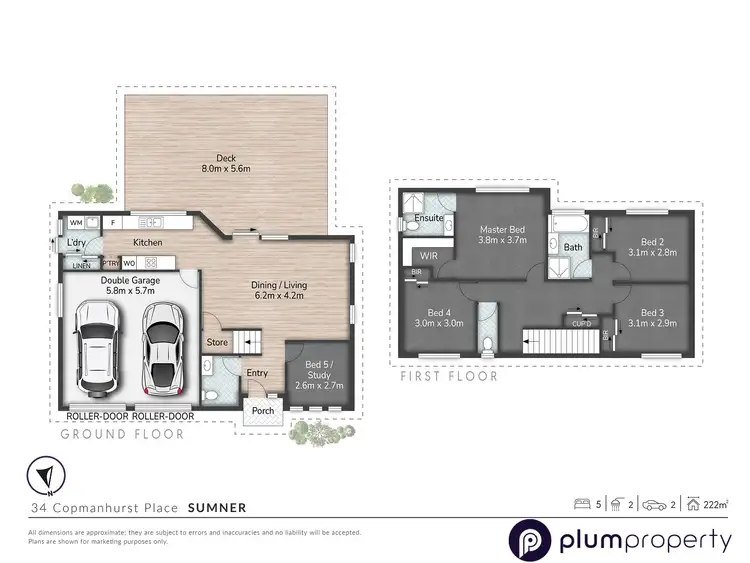 Floorplan of Homely house listing, 34 Copmanhurst Place, Sumner QLD 4074