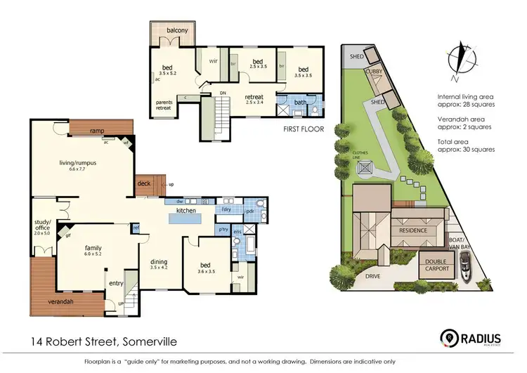 Floorplan of Homely house listing, 14 Robert Street, Somerville VIC 3912