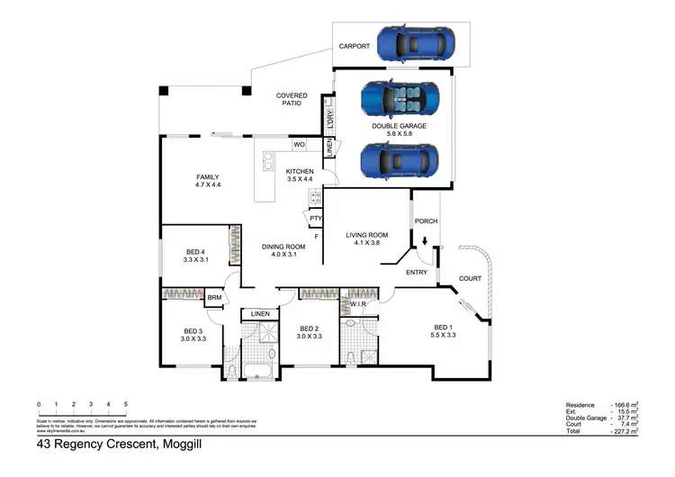 Floorplan of Homely house listing, 43 Regency Crescent, Moggill QLD 4070