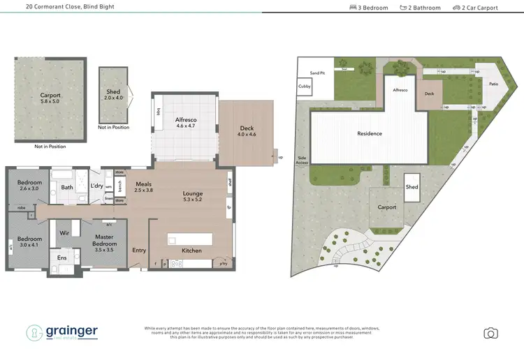 Floorplan of Homely house listing, 20 Cormorant Close, Blind Bight VIC 3980