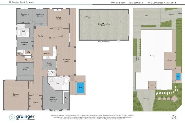 Floorplan of Homely house listing, 19 Sambur Road, Tooradin VIC 3980