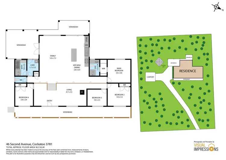 Floorplan of Homely house listing, 46 Second Avenue, Cockatoo VIC 3781