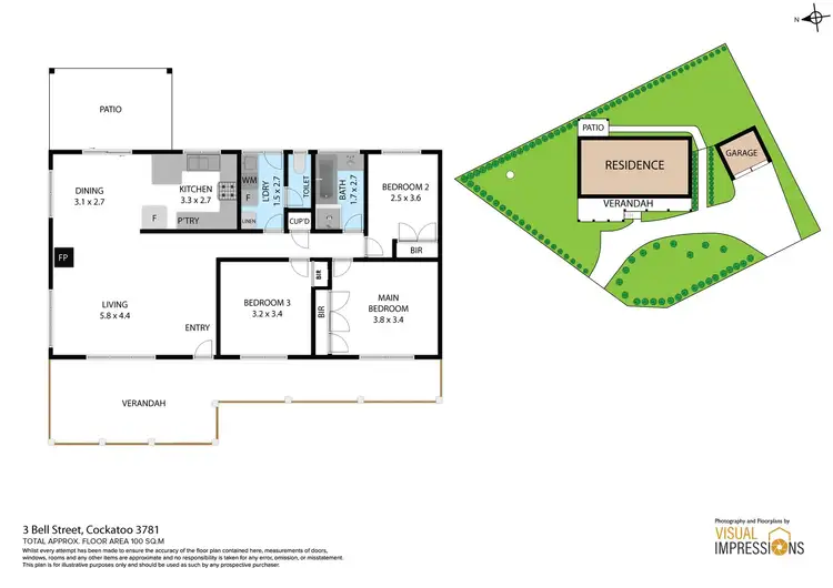 Floorplan of Homely house listing, 3 Bell Street, Cockatoo VIC 3781