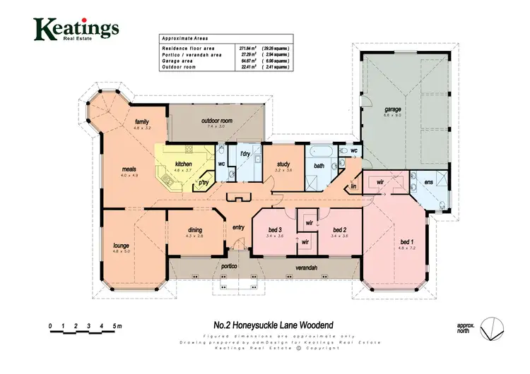 Floorplan of Homely house listing, 2 Honeysuckle Lane, Woodend VIC 3442
