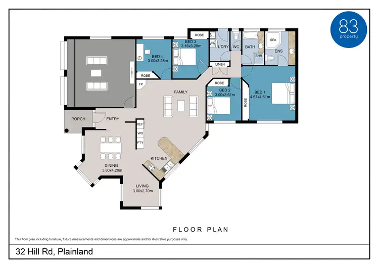 Floorplan of Homely house listing, 32 Hill Road, Plainland QLD 4341