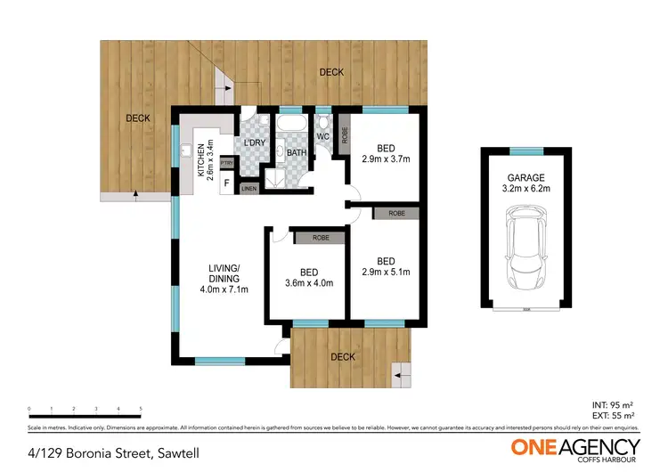 Floorplan of Homely villa listing, 4/129 Boronia Street, Sawtell NSW 2452