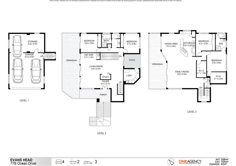 Floorplan of Homely house listing, 77B Ocean Drive, Evans Head NSW 2473