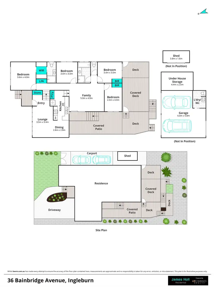 Floorplan of Homely house listing, 36 Bainbridge Avenue, Ingleburn NSW 2565
