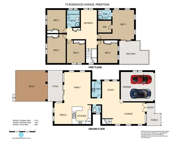 Floorplan of Homely house listing, 73 Rosewood Avenue, Prestons NSW 2170