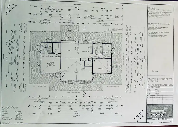 Floorplan of Homely rural property listing, 14 Strempel Nook, Argyle WA 6239