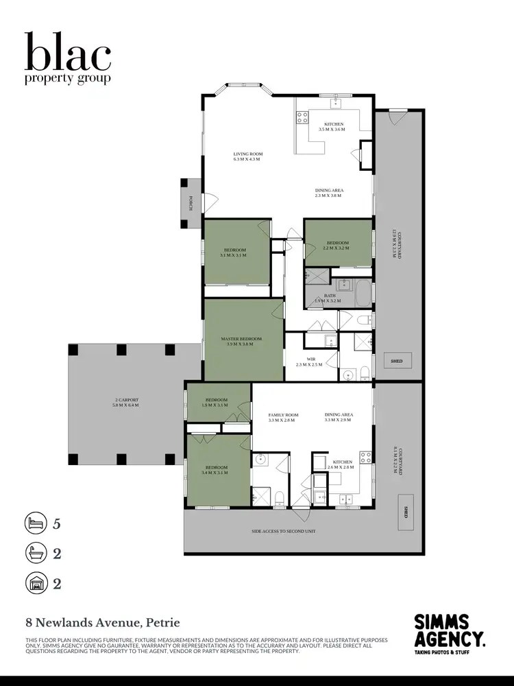 Floorplan of Homely house listing, 8 Newlands Avenue, Petrie QLD 4502