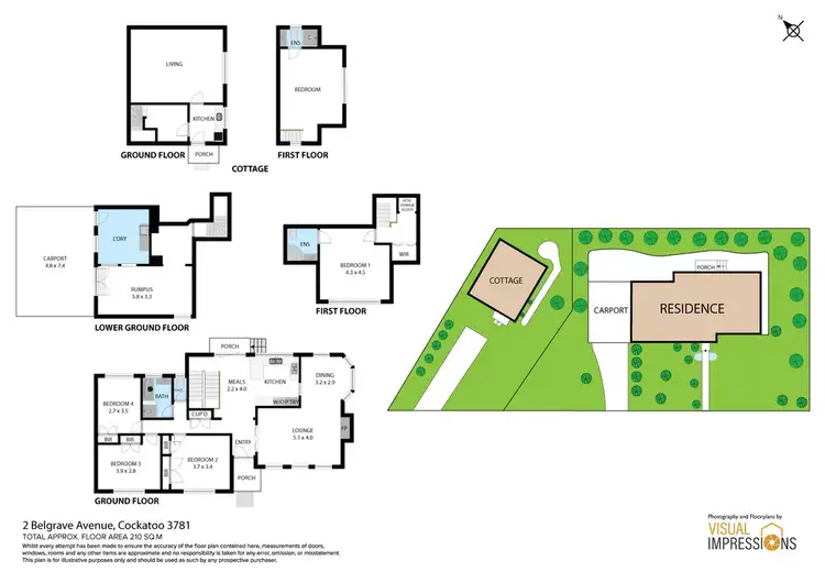 Floorplan of Homely house listing, 2 Belgrave Avenue, Cockatoo VIC 3781