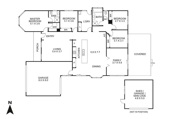 Floorplan of Homely house listing, 20 Petalnina Close, Somerville VIC 3912