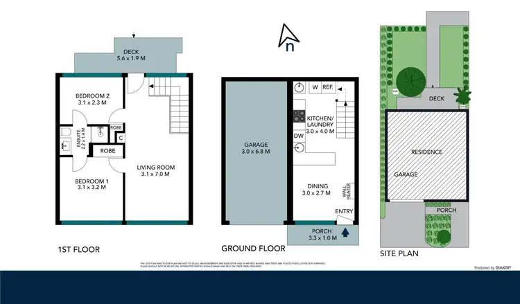 Floorplan of Homely townhouse listing, 3/44 Carrol Grove, Mount Waverley VIC 3149
