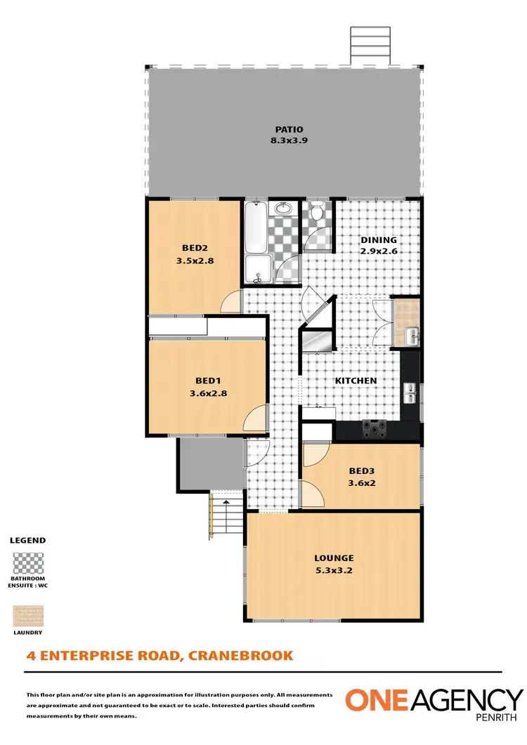 Floorplan of Homely house listing, 4 Enterprise Road, Cranebrook NSW 2749