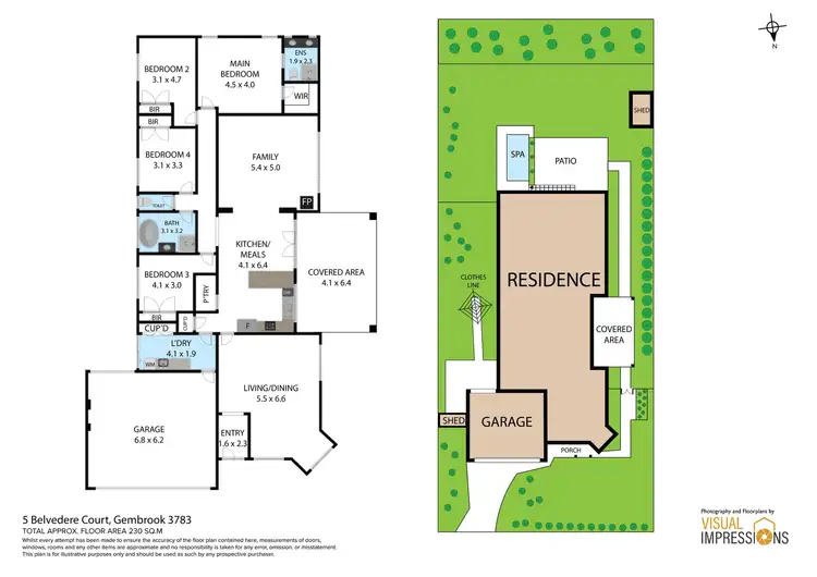 Floorplan of Homely house listing, 5 Belvedere Court, Gembrook VIC 3783