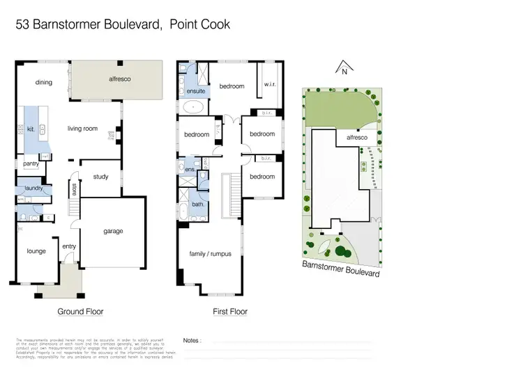 Floorplan of Homely house listing, 53 Barnstormer Boulevard, Point Cook VIC 3030