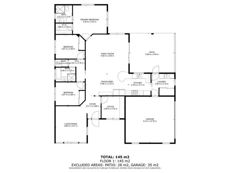 Floorplan of Homely house listing, 6 Elms Court, Southside QLD 4570