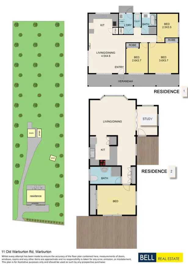 Floorplan of Homely house listing, 11 Old Warburton Road, Warburton VIC 3799