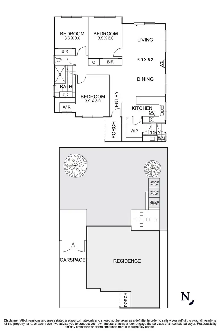 Floorplan of Homely house listing, 39A Pacific Drive, Heidelberg West VIC 3081