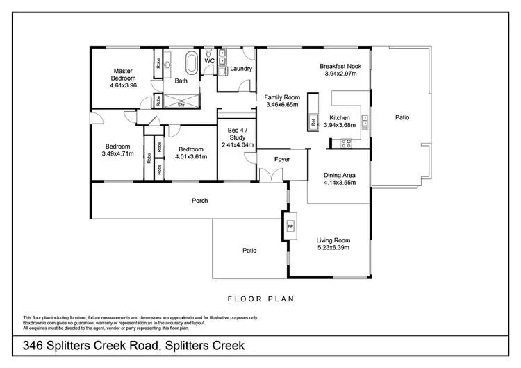 Floorplan of Homely house listing, 364 Splitters Creek Road, Splitters Creek NSW 2640