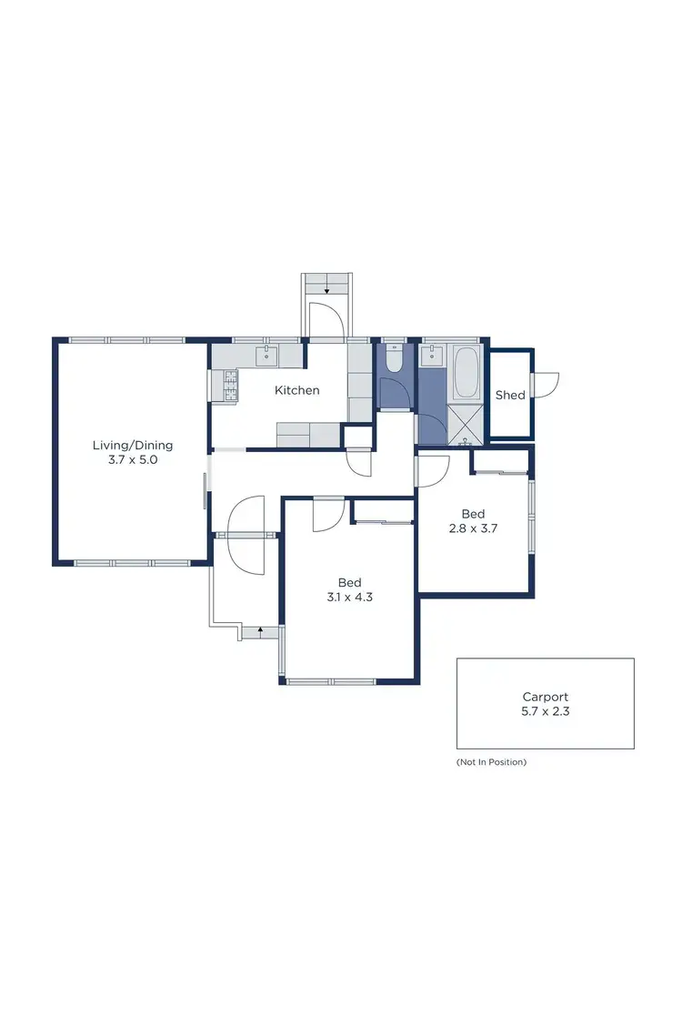 Floorplan of Homely unit listing, 6/251 Springfield Road, Nunawading VIC 3131