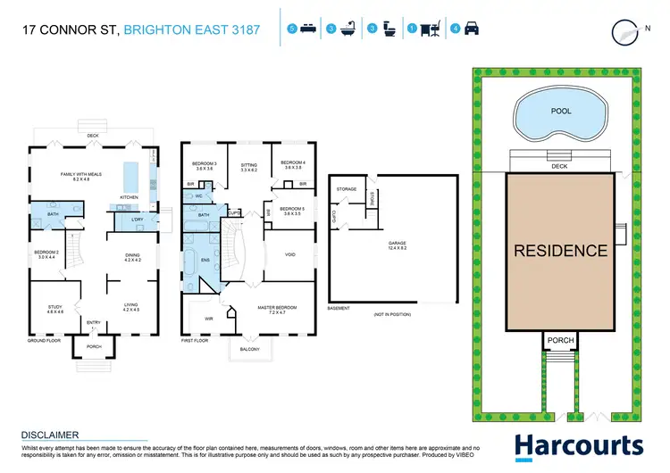 Floorplan of Homely house listing, 17 Connor Street, Brighton East VIC 3187