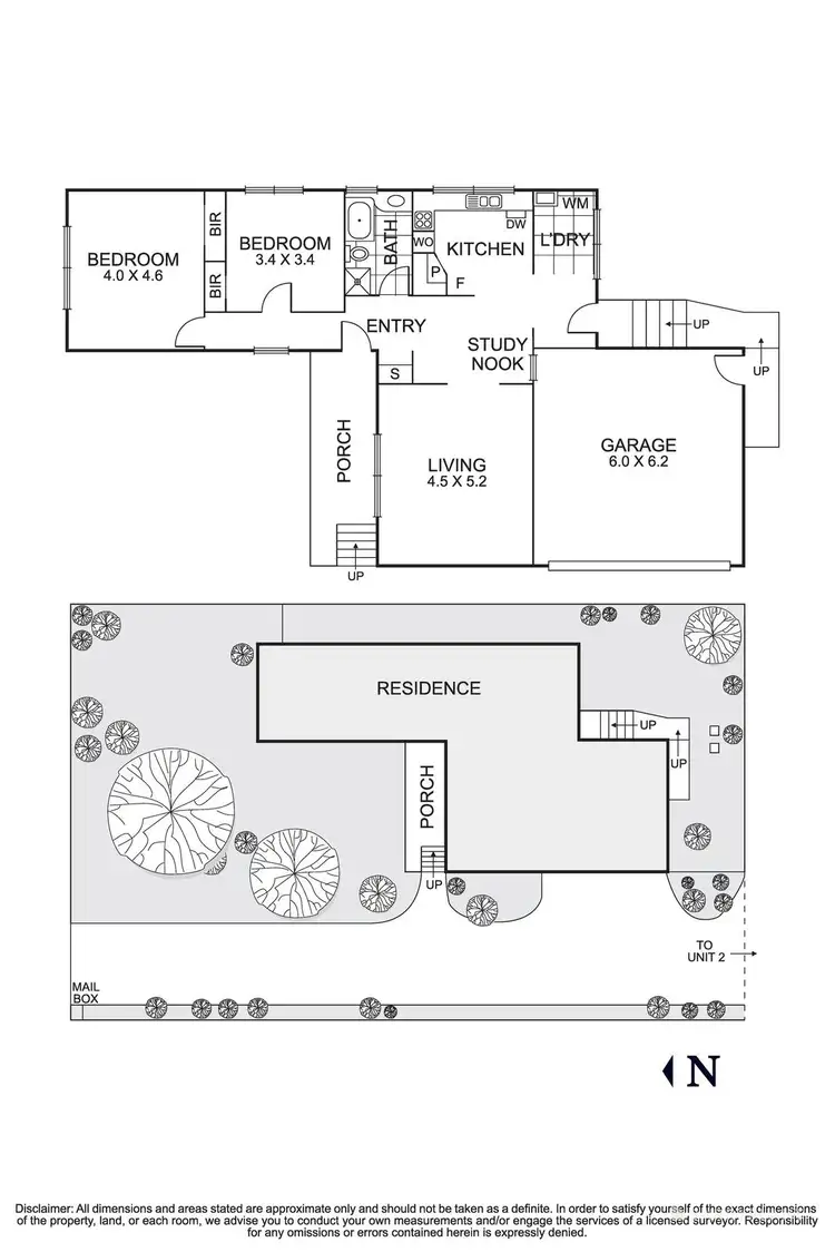 Floorplan of Homely unit listing, 1/20 Ferguson Street, Mitcham VIC 3132