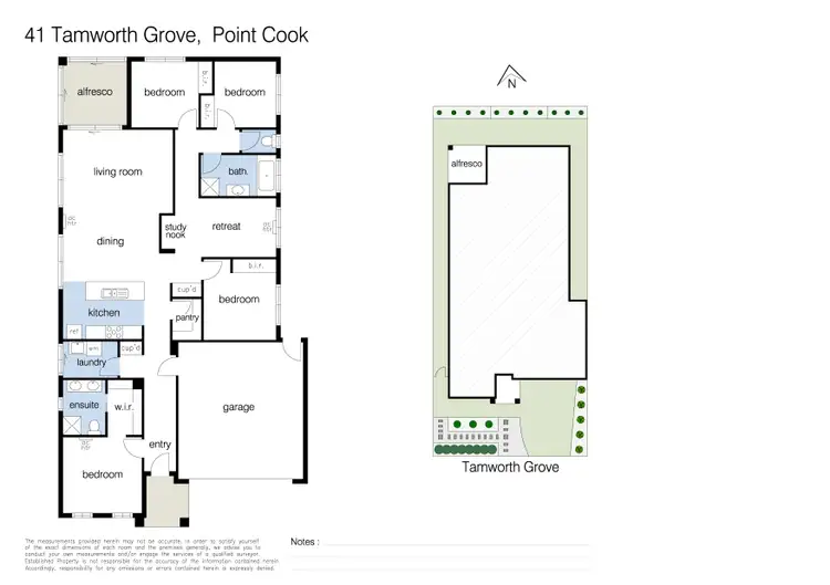 Floorplan of Homely house listing, 41 Tamworth Grove, Point Cook VIC 3030