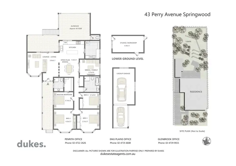 Floorplan of Homely house listing, 43 Perry Avenue, Springwood NSW 2777