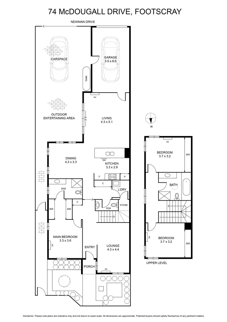 Floorplan of Homely house listing, 74 McDougall Drive, Footscray VIC 3011