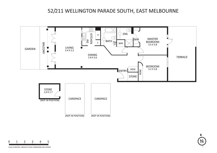 Floorplan of Homely apartment listing, 52/211 Wellington Parade South, East Melbourne VIC 3002