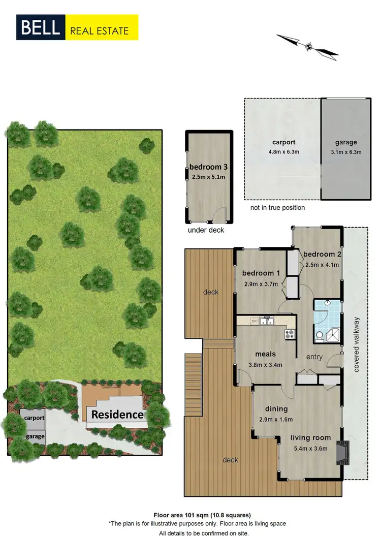Floorplan of Homely house listing, 6 Alma Lane, Kalorama VIC 3766