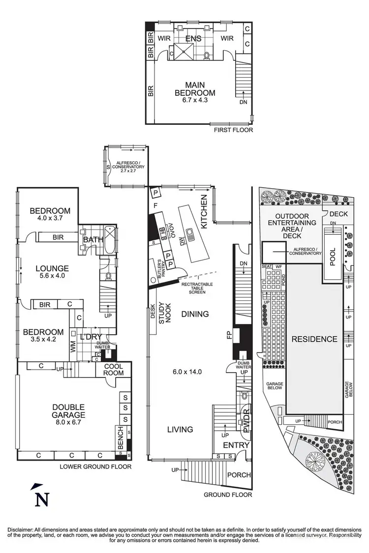 Floorplan of Homely house listing, 40 Yarravale Road, Kew VIC 3101