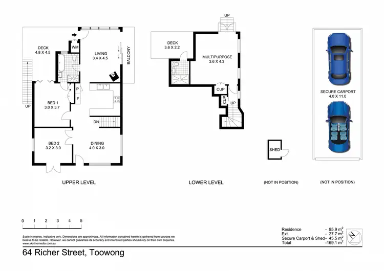 Floorplan of Homely house listing, 64 Richer Street, Toowong QLD 4066