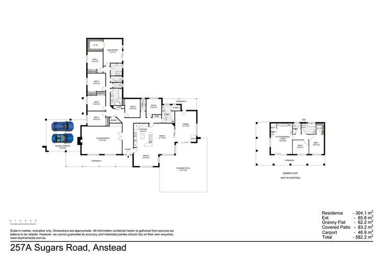 Floorplan of Homely house listing, 257A Sugars Road, Anstead QLD 4070