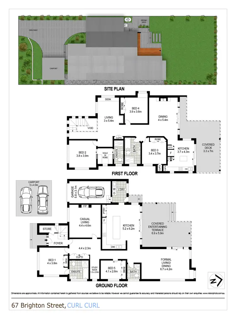 Floorplan of Homely house listing, 67 Brighton Street, Curl Curl NSW 2096