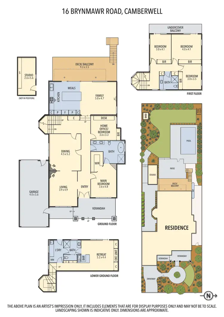 Floorplan of Homely house listing, 16 Brynmawr Road, Camberwell VIC 3124
