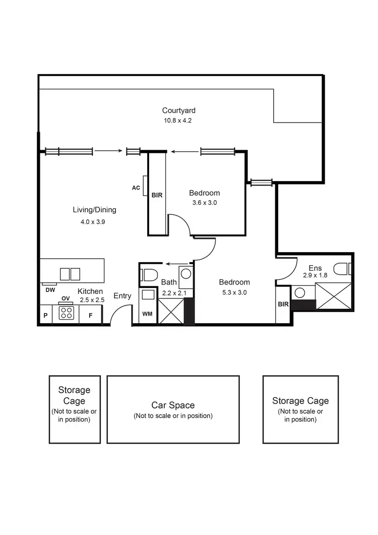 Floorplan of Homely apartment listing, 10/1170 Dandenong Road, Carnegie VIC 3163