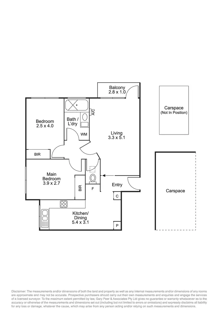 Floorplan of Homely apartment listing, 5/1-3 Graylings Avenue, St Kilda East VIC 3183