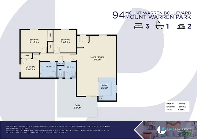 Floorplan of Homely house listing, 94 Mount Warren Boulevard, Mount Warren Park QLD 4207