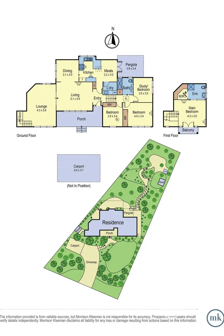 Floorplan of Homely house listing, 41 Sackville Street, Montmorency VIC 3094
