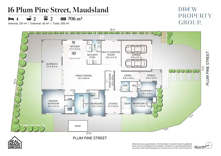 Floorplan of Homely house listing, 16 Plum Pine Street, Maudsland QLD 4210