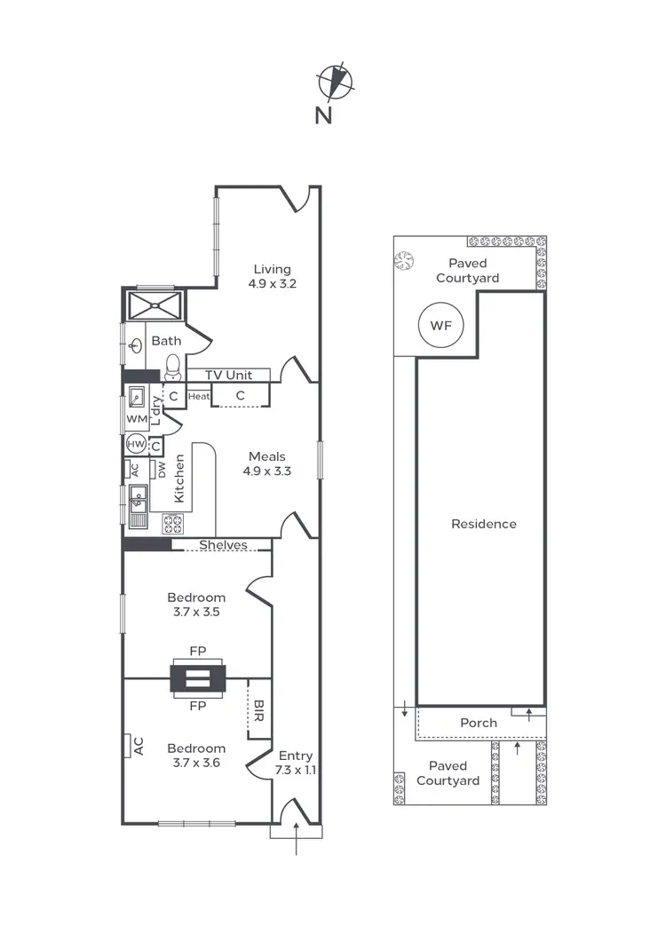 Floorplan of Homely house listing, 2 St Georges Road, Armadale VIC 3143