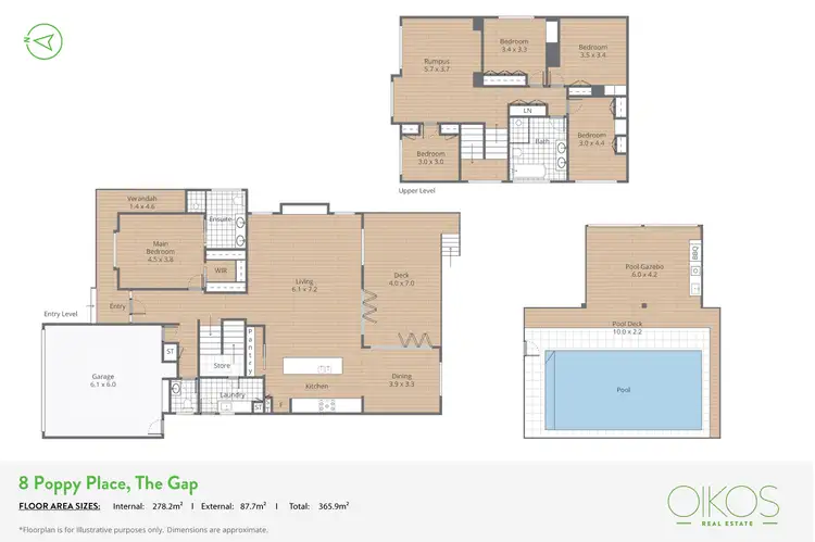 Floorplan of Homely house listing, 8 Poppy Place, The Gap QLD 4061