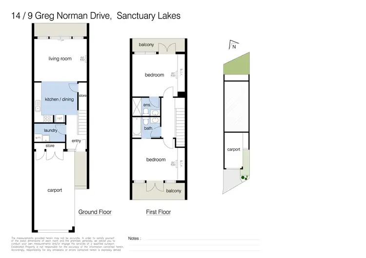 Floorplan of Homely house listing, 14/9 Greg Norman Drive, Sanctuary Lakes VIC 3030