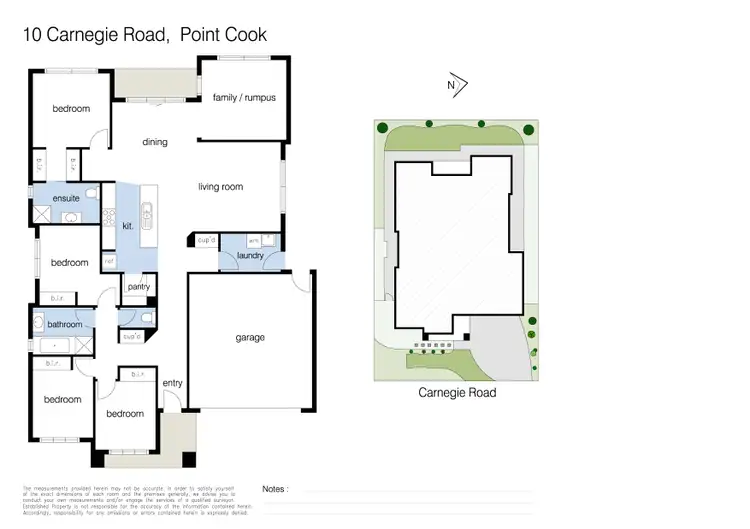 Floorplan of Homely house listing, 10 Carnegie Road, Point Cook VIC 3030